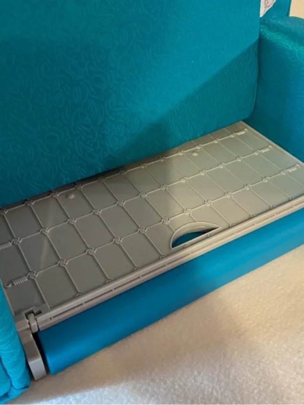 American Girl 18" doll Maryellen's teal sofa couch sleeper bed RETIRED - Picture 6 of 14